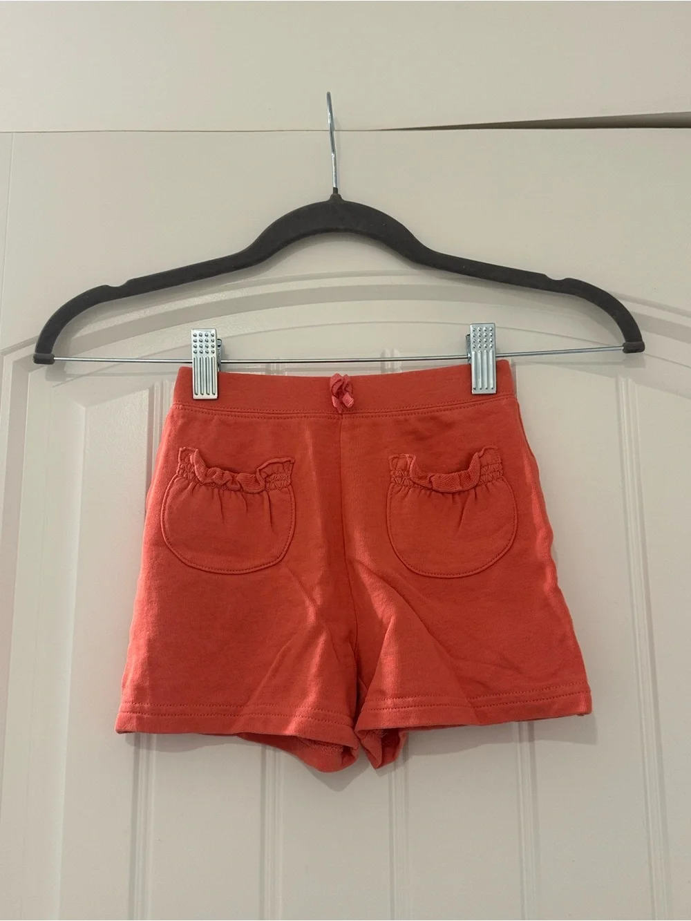 Vintage Gymboree Coral Ruffle Pocket Knit Shorts Size 3T 2007 Coral Reef Line